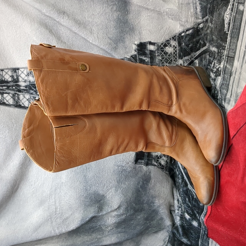 Sam Edelman whiskey leather width penny boots